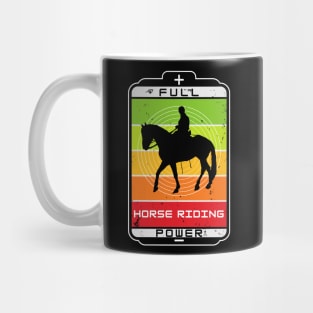 horse men riding Mug